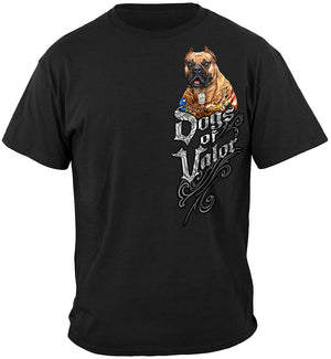 More Picture, Dogs Of Valor American Made Pit Bull Premium T-Shirt