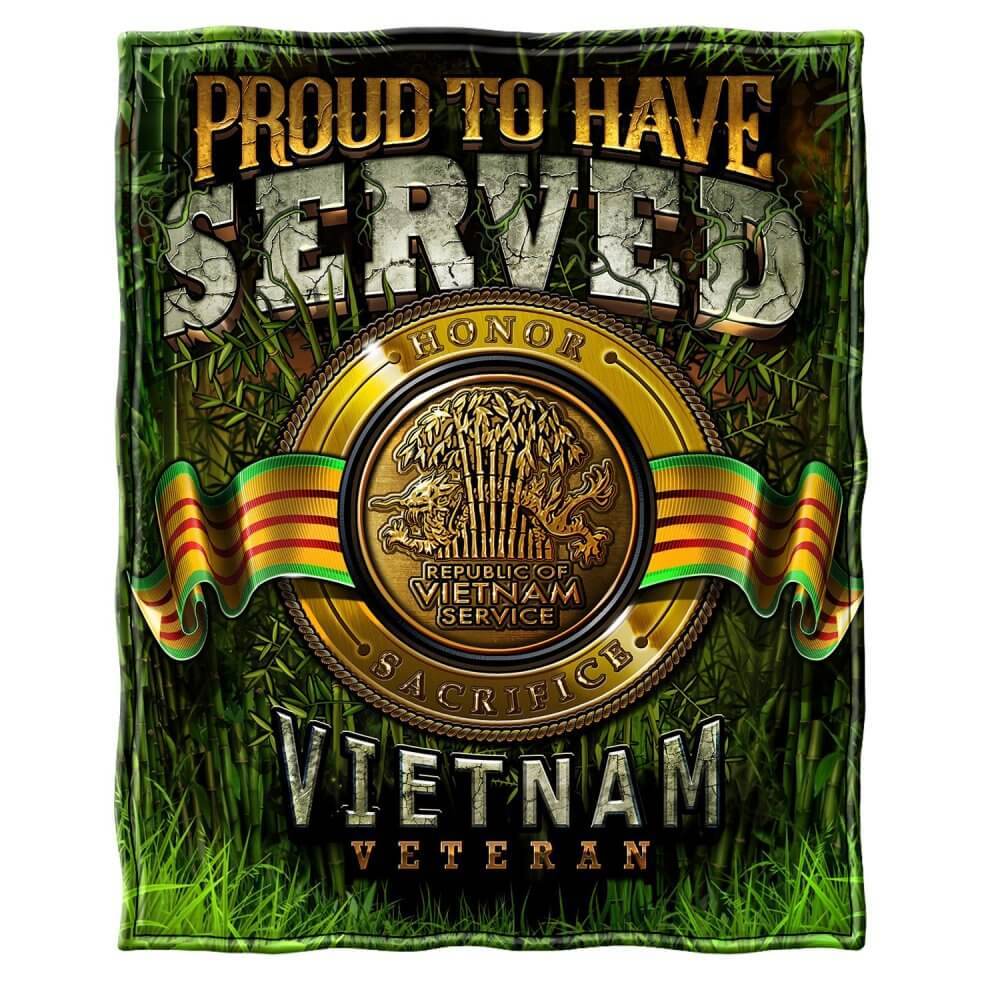 Vietnam Proud To Have Served Blanket