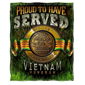 More Picture, Vietnam Proud To Have Served Blanket