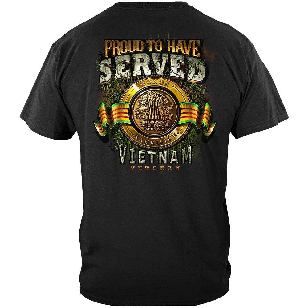 Vietnam Proud To Have Served Premium Men&#39;s Hooded Sweat Shirt