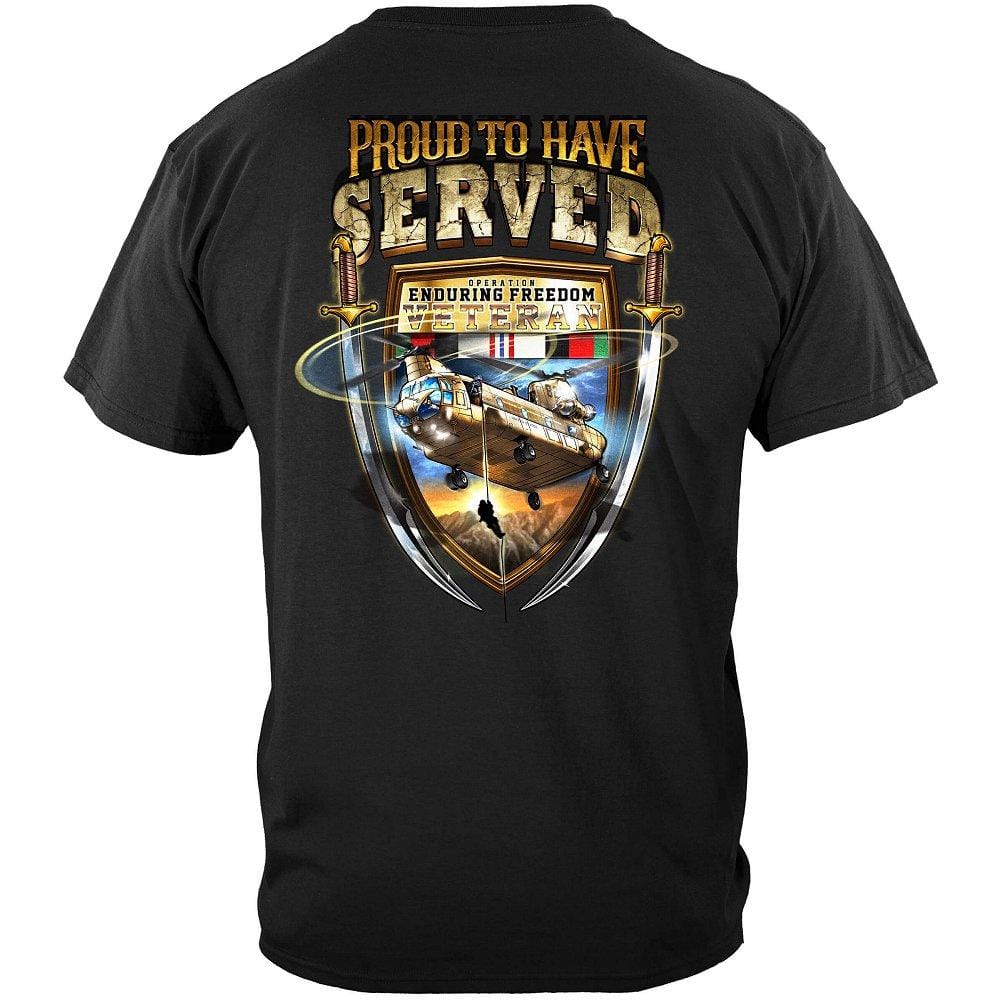 Proud To Have Served Enduring Freedom Premium Men&#39;s T-Shirt