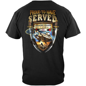 More Picture, Proud To Have Served Enduring Freedom Premium Men's Hooded Sweat Shirt
