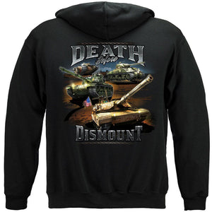 More Picture, Death Before Dismount Premium Men's Hooded Sweat Shirt