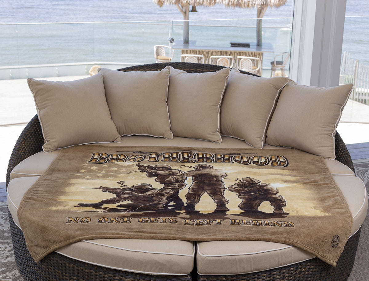 Brotherhood No One Gets Left Behind Blanket