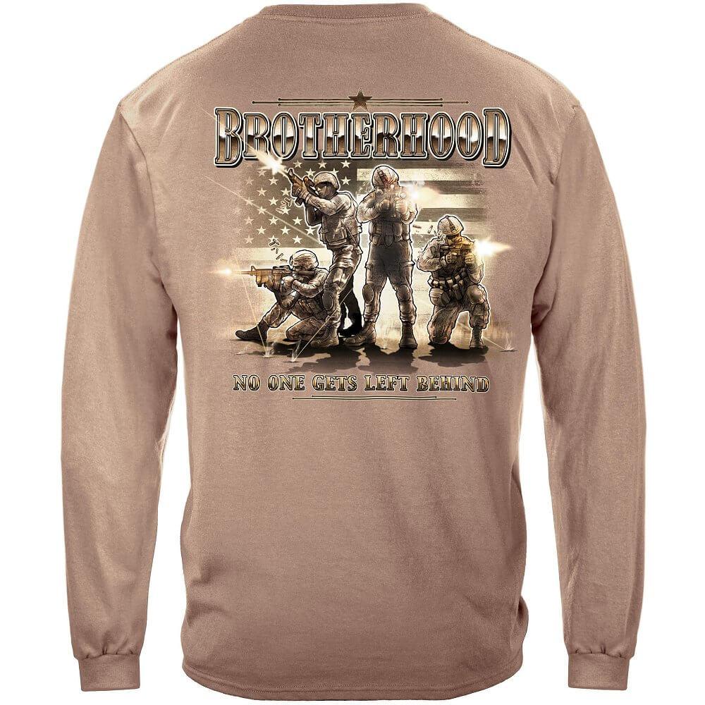 Brotherhood No One Gets Left Behind Premium Men&#39;s Long Sleeve