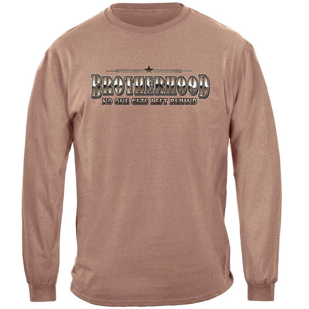 Brotherhood No One Gets Left Behind Premium Men&#39;s Hooded Sweat Shirt