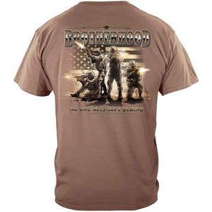 More Picture, Brotherhood No One Gets Left Behind Premium Men's Hooded Sweat Shirt