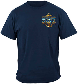 More Picture, US NAVY Pride Runs Deep Premium T-Shirt