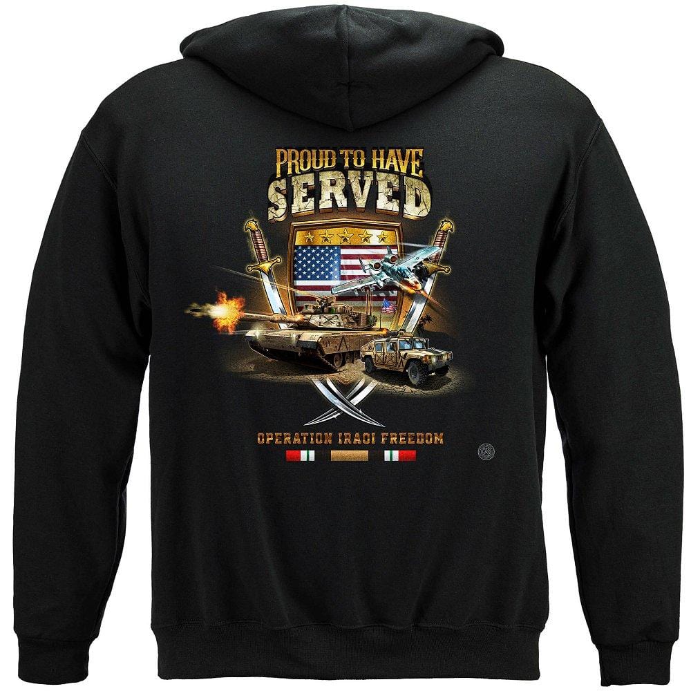 IRAQI Freedom Veteran Proud To Have Served Premium Men&#39;s T-Shirt