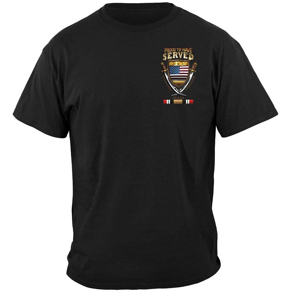 IRAQI Freedom Veteran Proud To Have Served Premium Men&#39;s T-Shirt