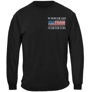 More Picture, Stand For The Flag Fight For Our Freedom Premium Men's T-Shirt