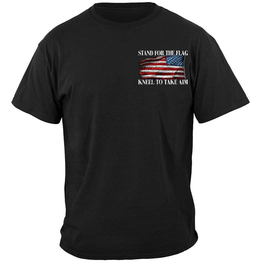 Stand For The Flag Kneel And Take Aim Premium Men's T-Shirt