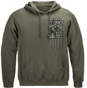More Picture, I Carry A Gun Tank Is Too Heavy Premium Long Sleeves
