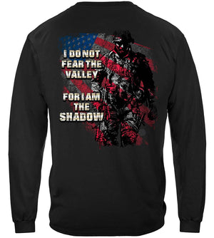 More Picture, American Flag Soldier I Am The Shadow Premium T-Shirt