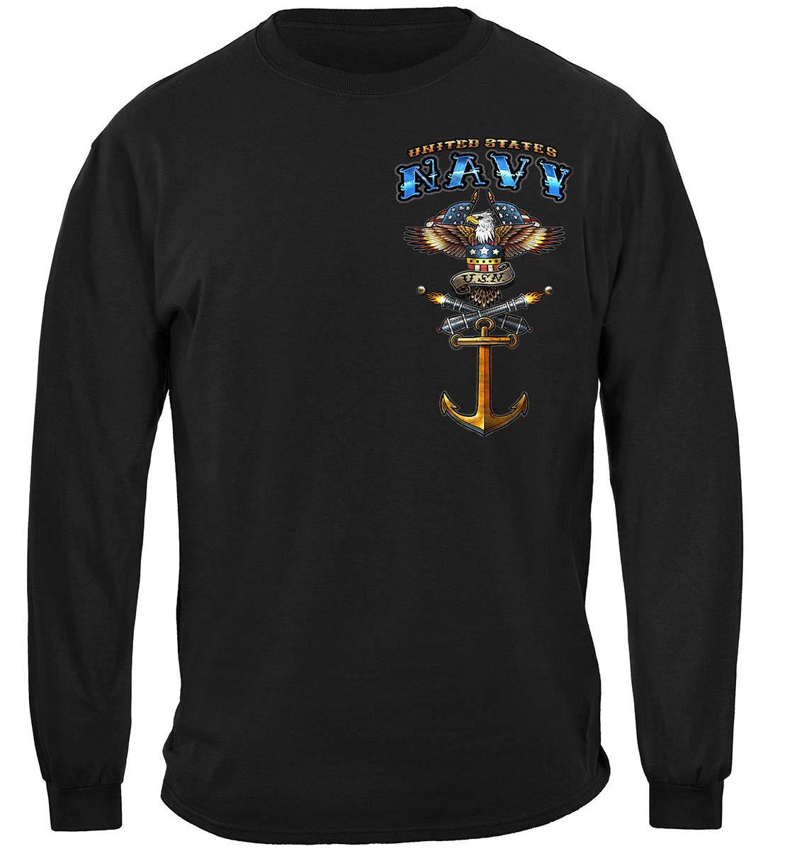 US NAVY Vintage Tattoo United States Navy USN Premium Long Sleeves