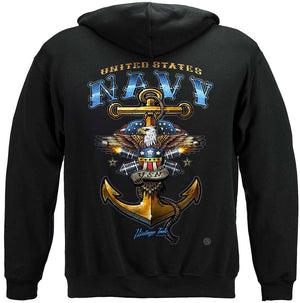 More Picture, US NAVY Vintage Tattoo United States Navy USN Premium Long Sleeves