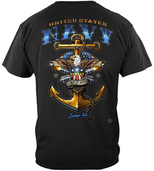 More Picture, US NAVY Vintage Tattoo United States Navy USN Premium Long Sleeves