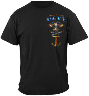 More Picture, US NAVY Vintage Tattoo United States Navy USN Premium T-Shirt