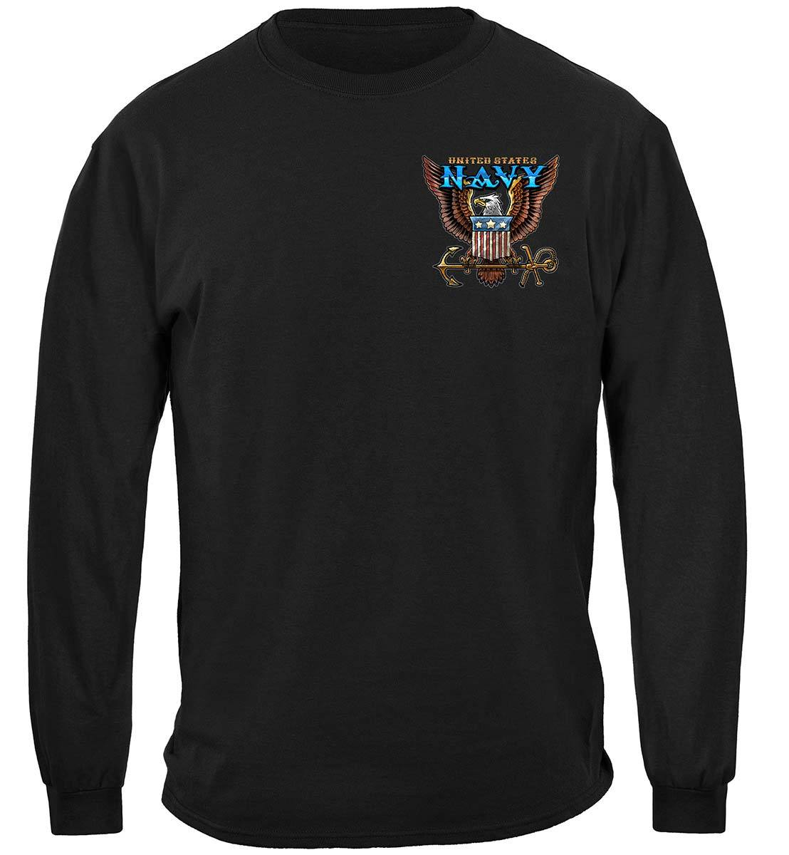 US NAVY Vintage Tattoo Classic Logo United States Navy USN Premium Long Sleeves