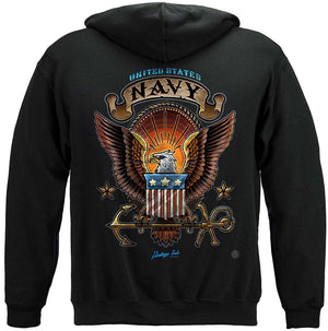 More Picture, US NAVY Vintage Tattoo Classic Logo United States Navy USN Premium Long Sleeves