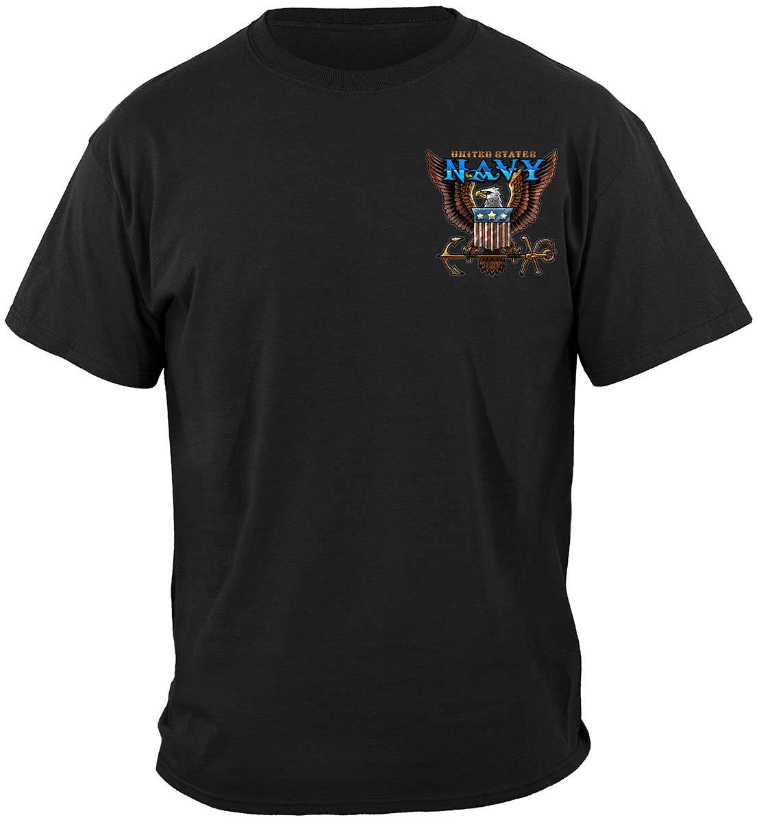 US NAVY Vintage Tattoo Classic Logo United States Navy USN Premium Long Sleeves