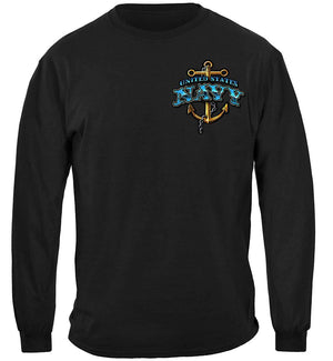 More Picture, US NAVY Vintage Tattoo Battle Schooners United States Navy USN Premium Hooded Sweat Shirt