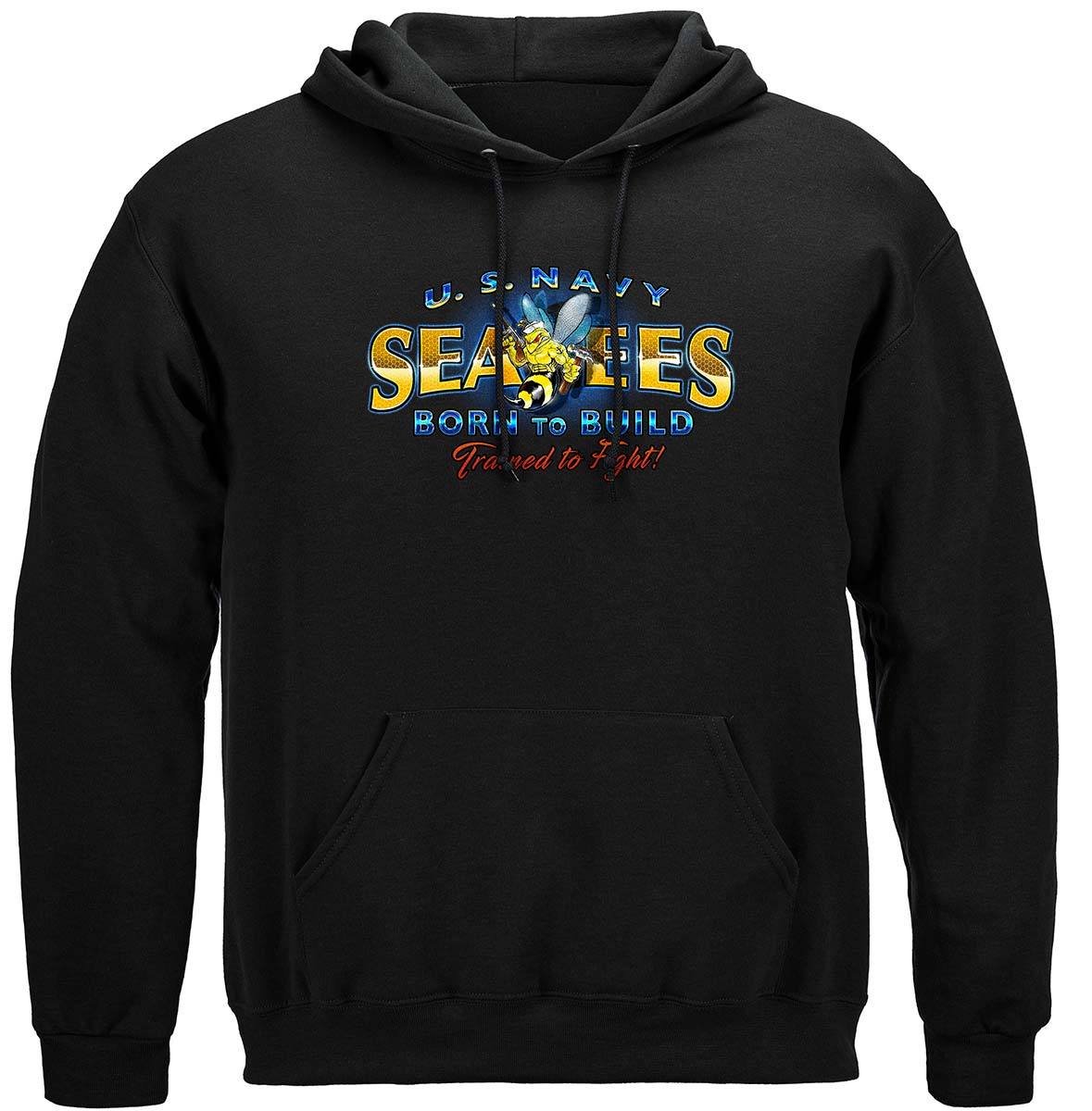 US NAVY Sea Bees United States Navy USN Born To Build Premium T-Shirt