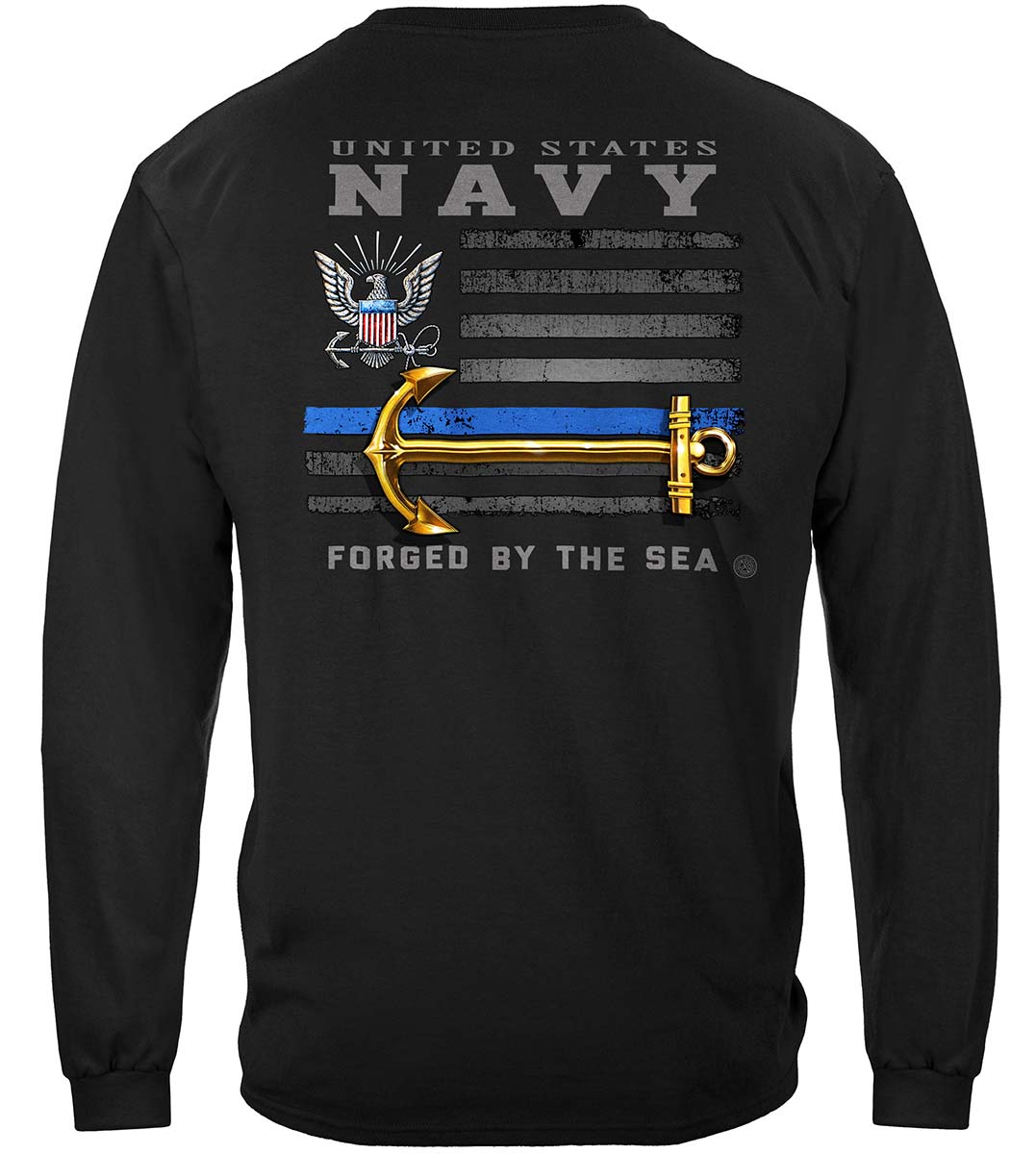 US NAVY Patriotic Flag Premium Long Sleeves