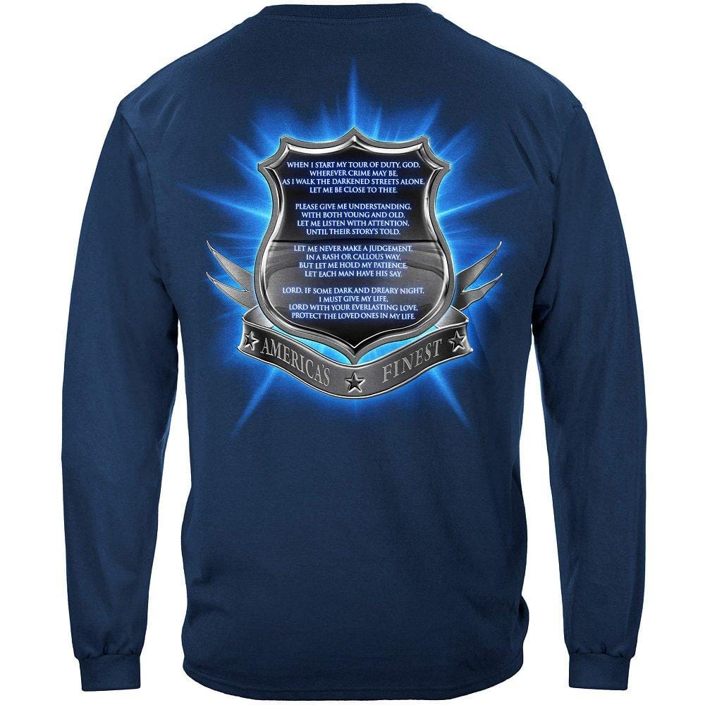 Policeman&#39;s Prayer Premium Long Sleeves