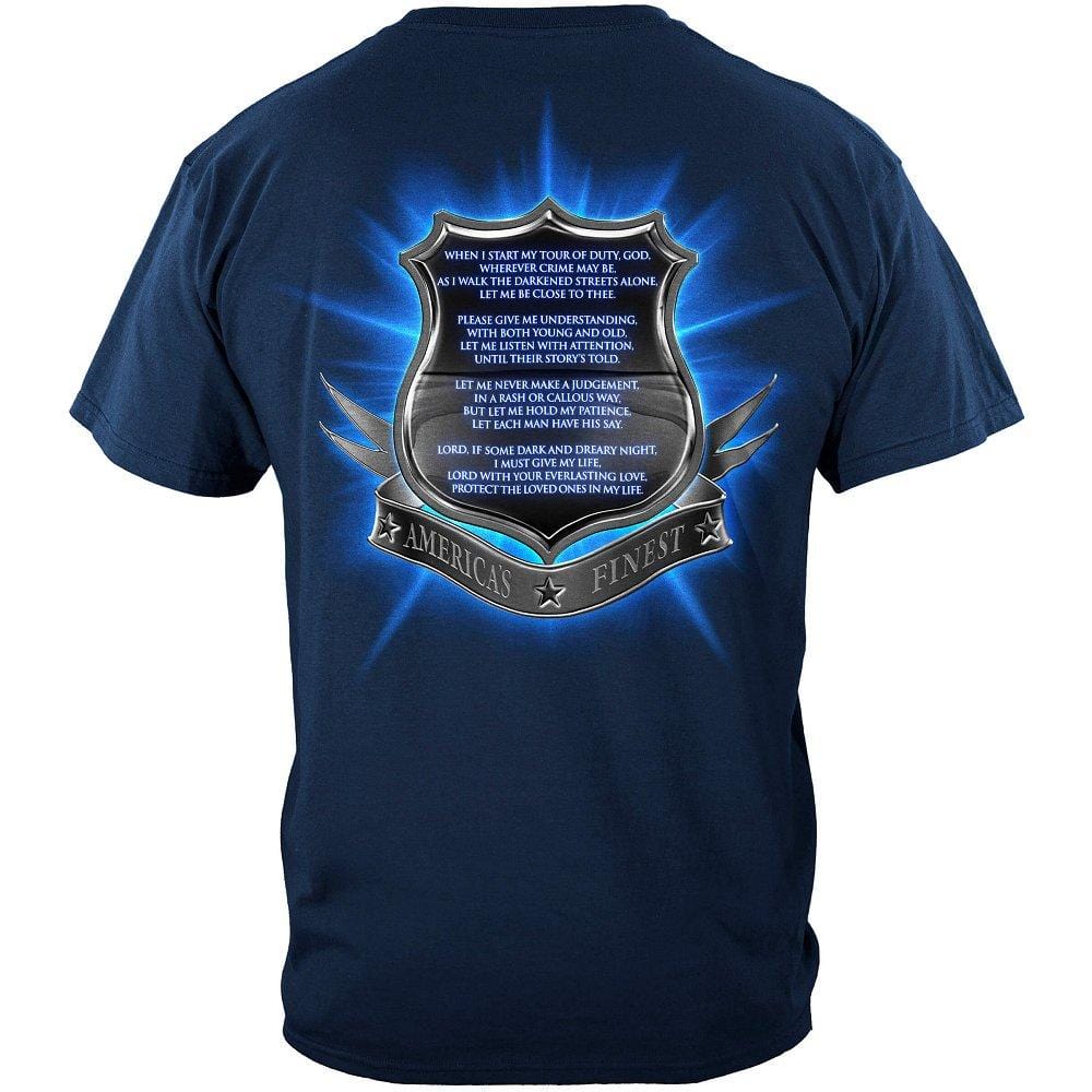 Policeman's Prayer Premium T-Shirt
