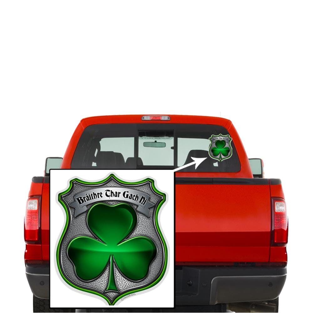 Policeman&#39;s Brotherhood Irish Premium Reflective Decal
