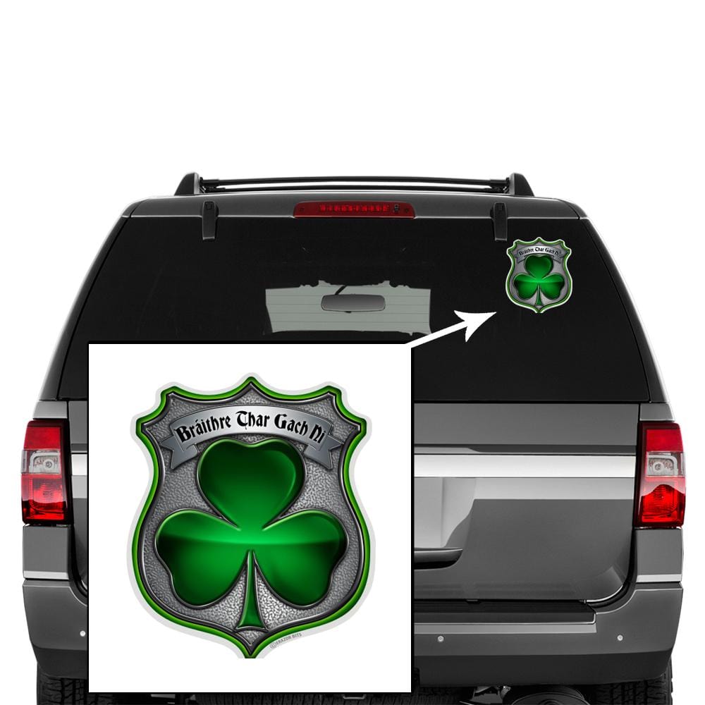 Policeman&#39;s Brotherhood Irish Premium Reflective Decal