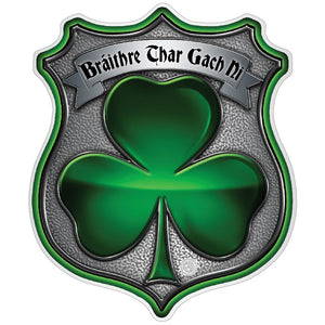 More Picture, Policeman's Brotherhood Irish Premium Reflective Decal