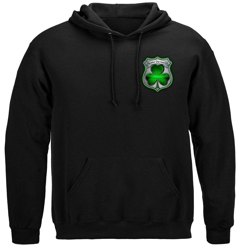 Policeman&#39;s Brotherhood Irish Premium Hooded Sweat Shirt