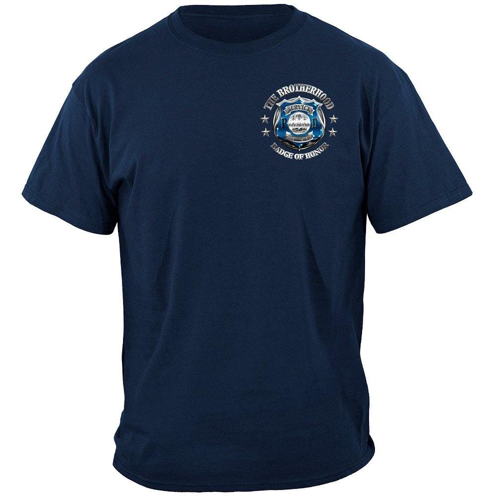 Police Honor Courage Sacrifice Badge Premium T-Shirt