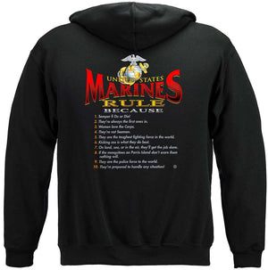 More Picture, Rules Marines Premium Long Sleeves