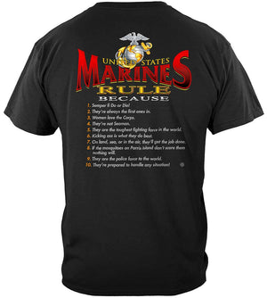 More Picture, Rules Marines Premium Long Sleeves