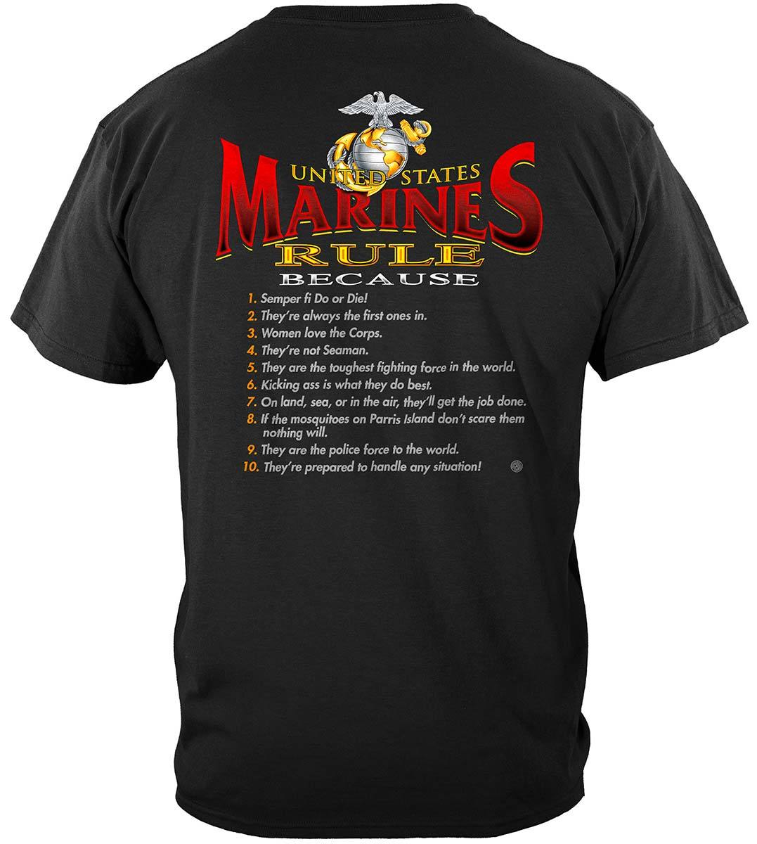 Rules Marines Premium Hooded Sweat Shirt