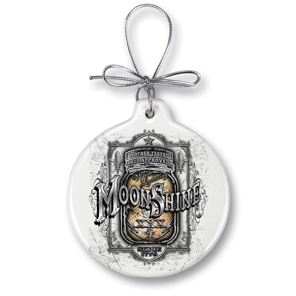 Moon Shine Mason Jar Christmas Tree Ornaments