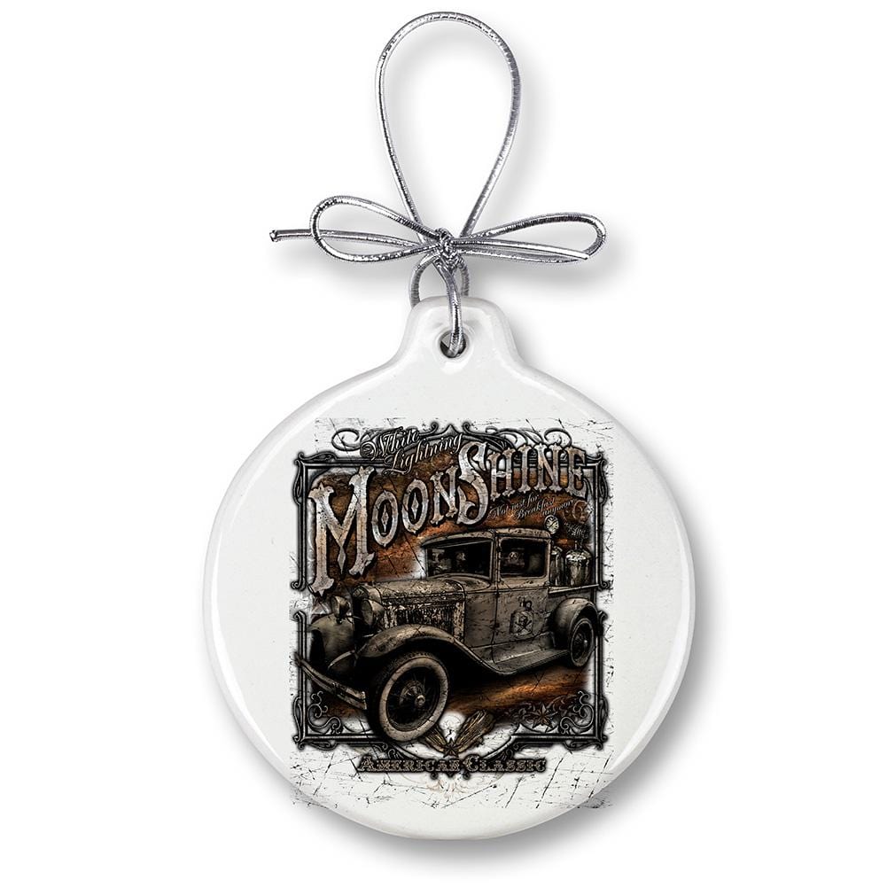Moon Shine Truck Christmas Tree Ornaments