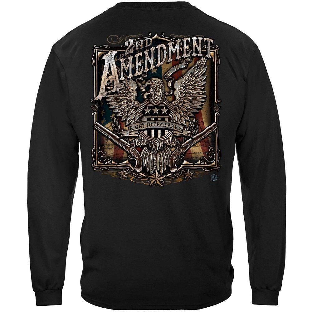 2nd Amendment Eagle Silver Foil Premium T-Shirt