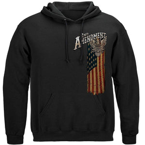 More Picture, 2nd Amendment Eagle Silver Foil Premium Long Sleeves
