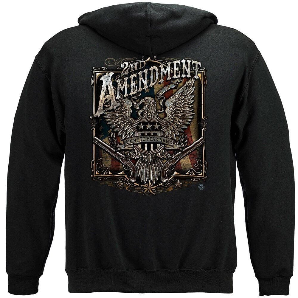 2nd Amendment Eagle Silver Foil Premium T-Shirt