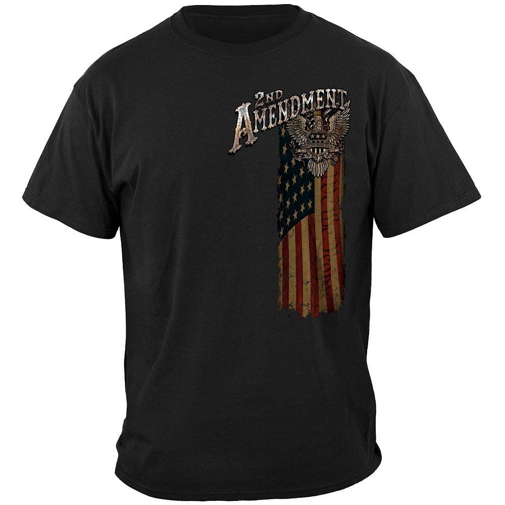 2nd Amendment Eagle Silver Foil Premium T-Shirt