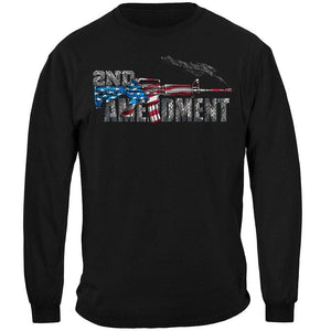 More Picture, AR15 2nd Amendment Flag Premium Men's Hooded Sweat Shirt