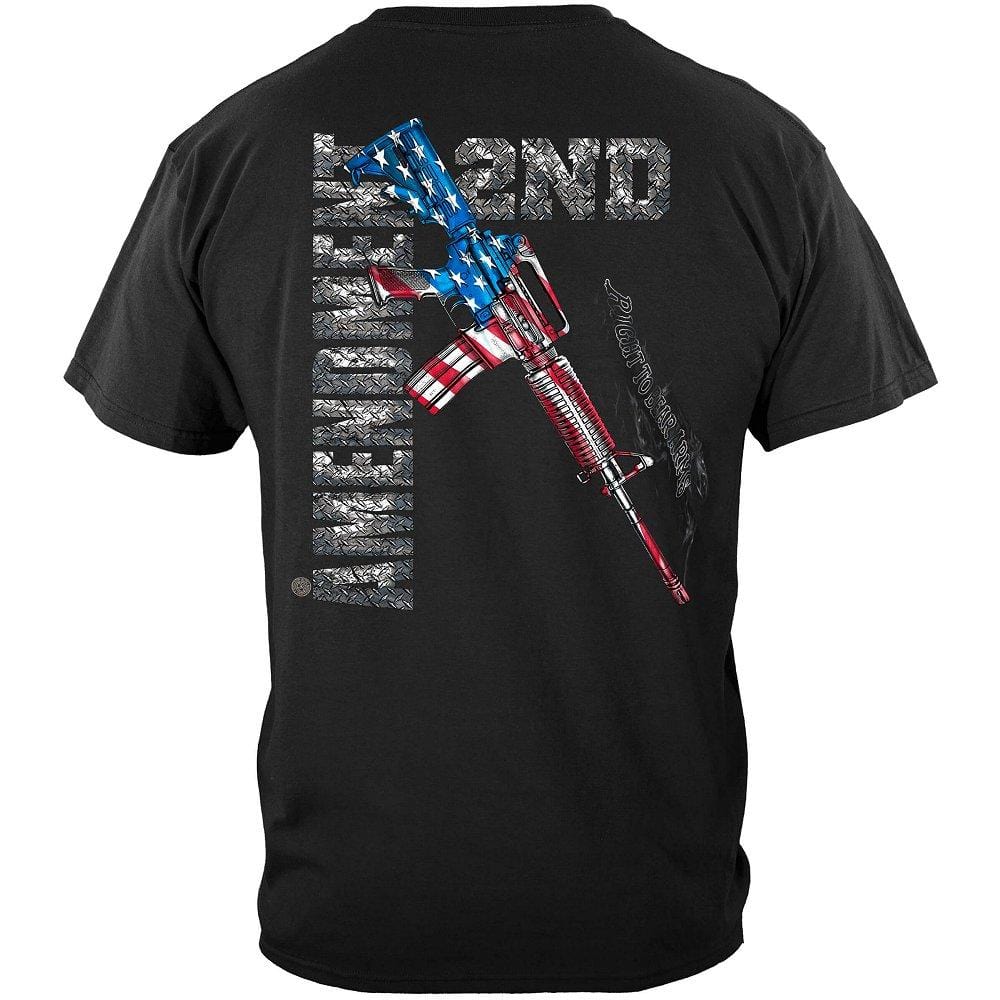 AR15 2nd Amendment Flag Premium Men&#39;s Hooded Sweat Shirt
