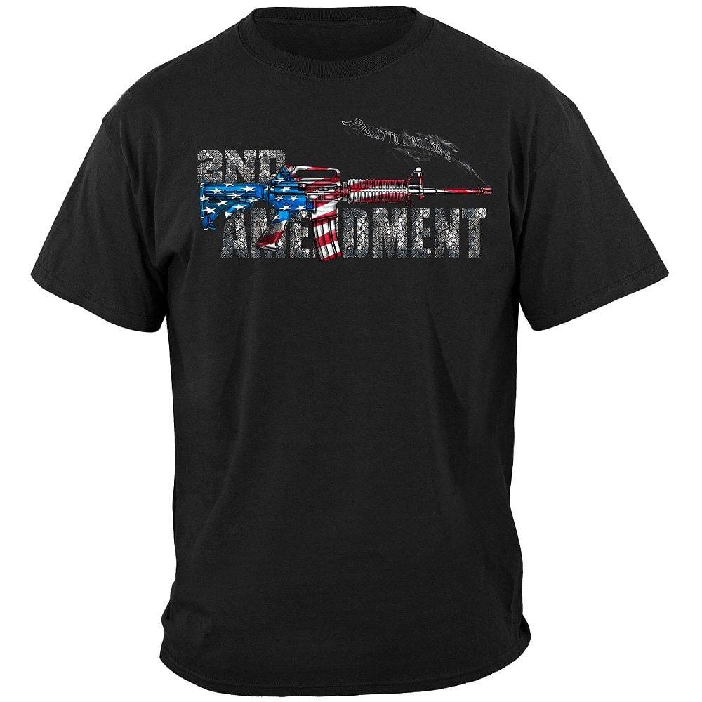 AR15 2nd Amendment Flag Premium Men&#39;s Hooded Sweat Shirt