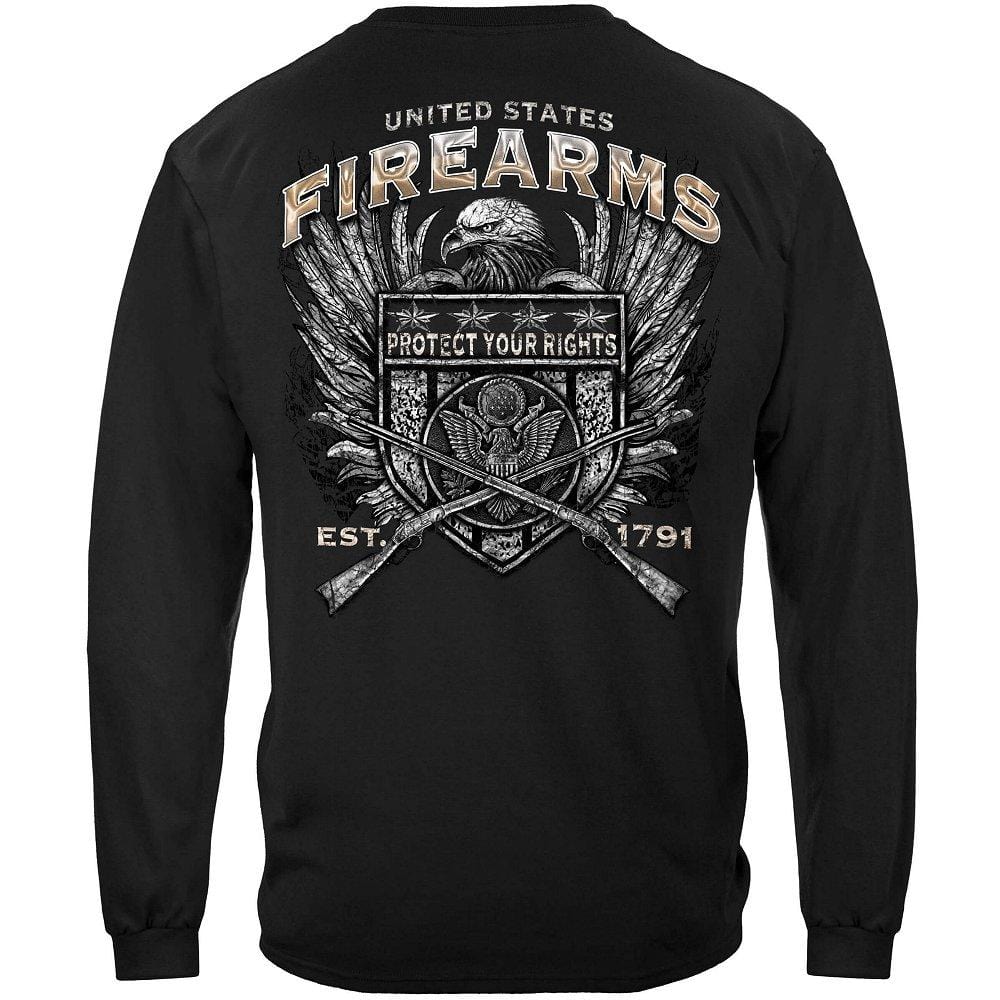 United States Fire Arms Silver Foil Premium T-Shirt