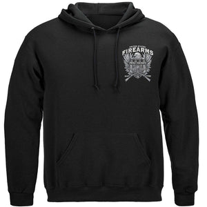 More Picture, United States Fire Arms Silver Foil Premium Hooded Sweat Shirt