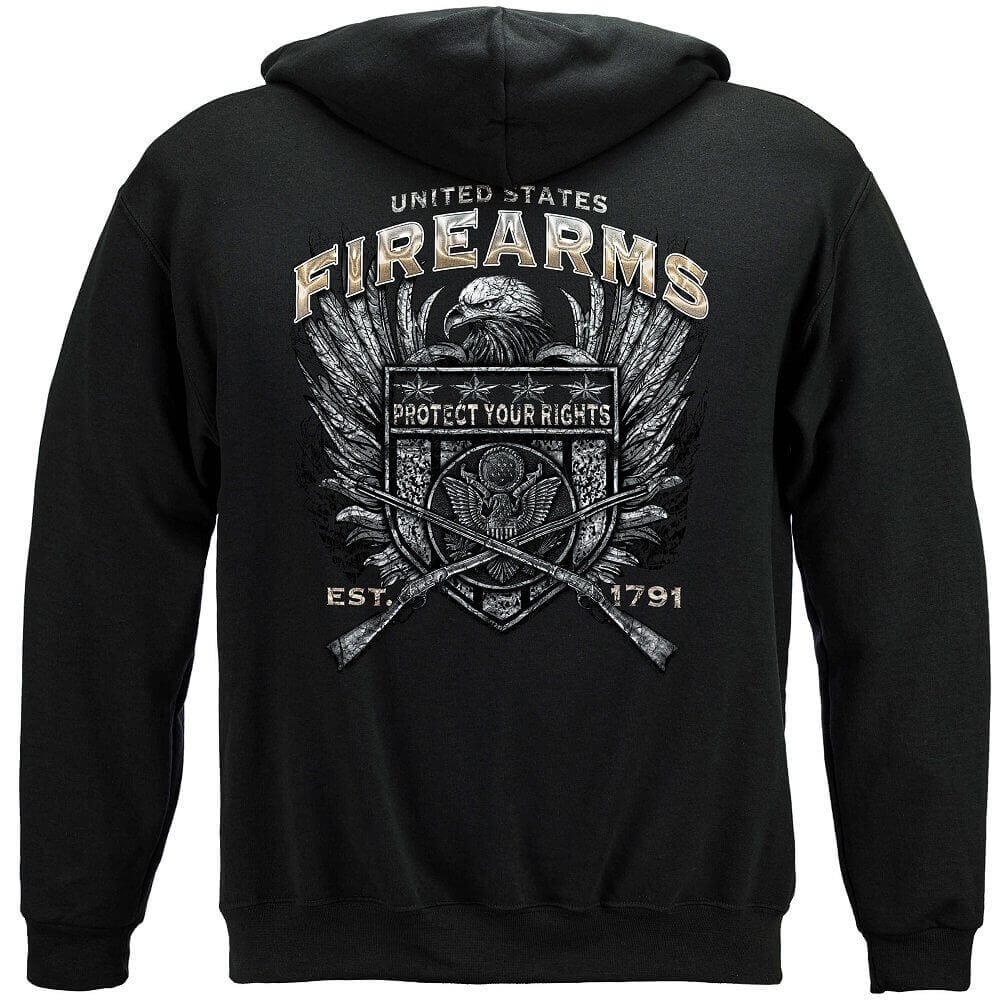 United States Fire Arms Silver Foil Premium T-Shirt